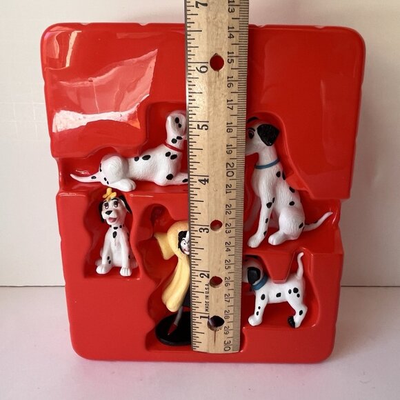 101 Dalmatians Figurine Gift Set 5 Pc Wizzer Jewel Cruella Vintage 90s Applause - Picture 6 of 12